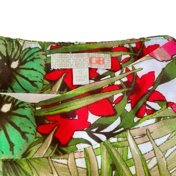 NWT GB Tropical Print Dressy Shorts Size Small - Picture 6 of 11